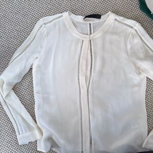 Marna Ro 100% Silk cream Top